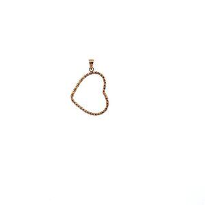 18K Gold Pendant Heart 0.80 grams
